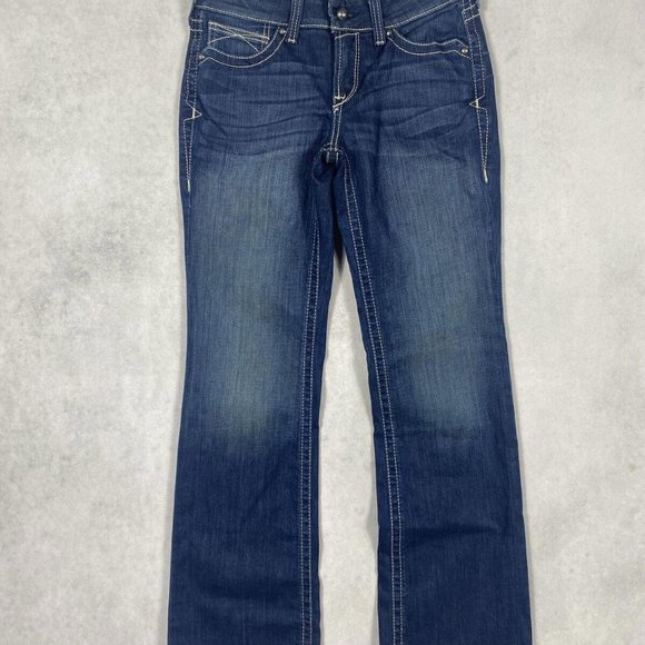 Ariat Jeans Ariat Western Real Denim Mid Rise Bootcut Blue Jeans Womens Size 29r Nwt Poshmark
